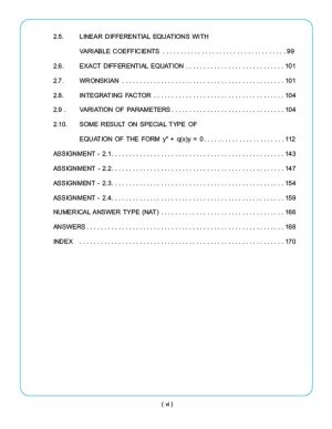 DIFFERENTIAL EQUATIONS - IIT JAM MATHEMATICS - 2nd Edition - Image 4